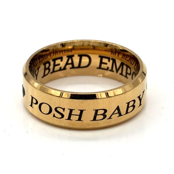 Men's Titanium marking rings. - Picture 2 of 7